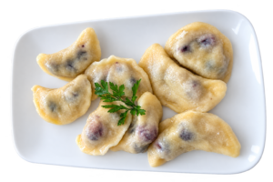 Pierogi z jagodami Grodków